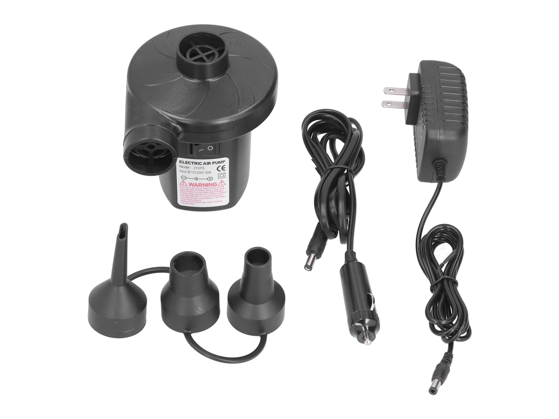 Bomba de Ar Elétrica Primerox Portátil com Carregador para Carro para Inflar e Esvaziar Rápido