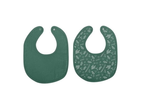 Pacote De 2 Babadores Absorventes 27cm Verde Escuro Preço Paris Homea
