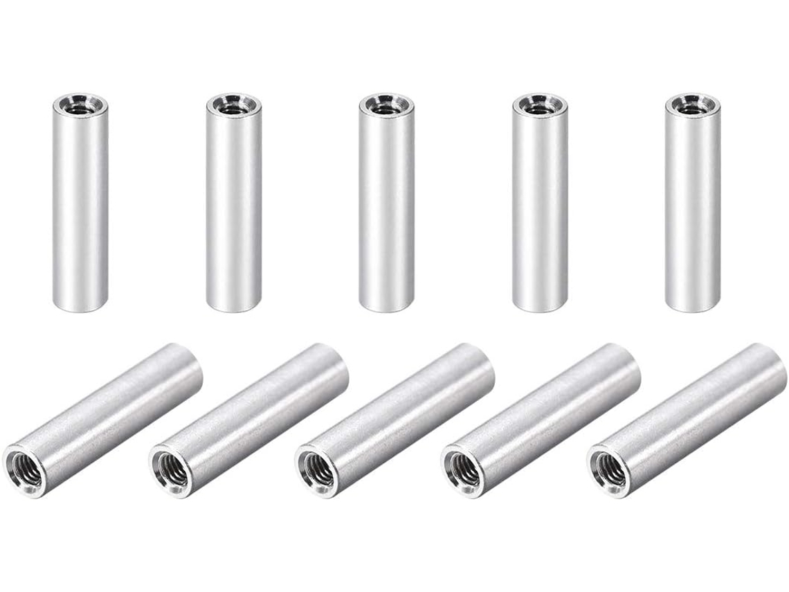 Conjunto de 10 Espaçadores Redondos de Alumínio M3x20mm para Drones Fpv CHABERLU