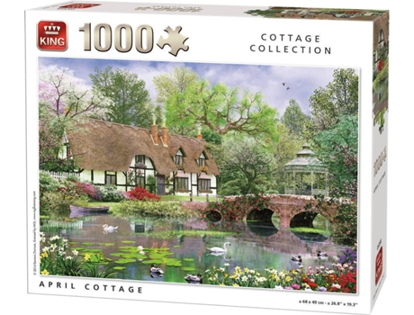 Puzzle 2D  April Cottage (1000 peças)