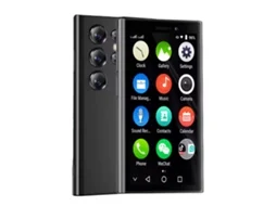Mini Smartphone Klack XS24 Pro, 3 polegadas, rede 3G, 2 16GB ROM, Dual SIM, Google Play Store - Preto