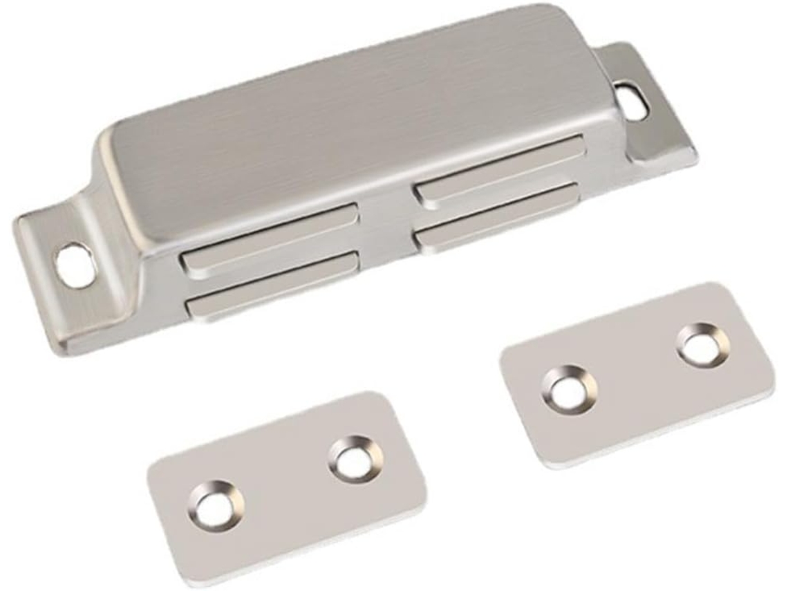 Fecho Magnético De Aço Inoxidável Para Portas, Resistente, Ideal Para Armários De Cozinha, Banheiro, Barco E Veículos