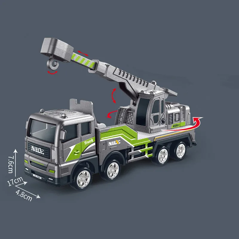 (guindaste) Brinquedo De Simulação De Engenharia Em Liga Metálica Na Escala 1:60
