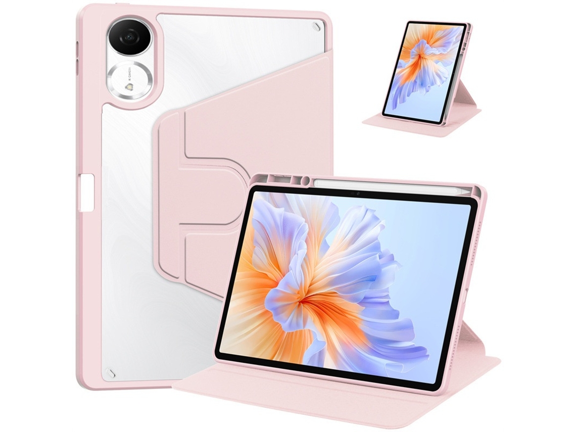 Capa Protetora Para Tablet Redmi Pad 2 11 Polegadas 2025, Compartimento Para Caneta Rosa - Elysve