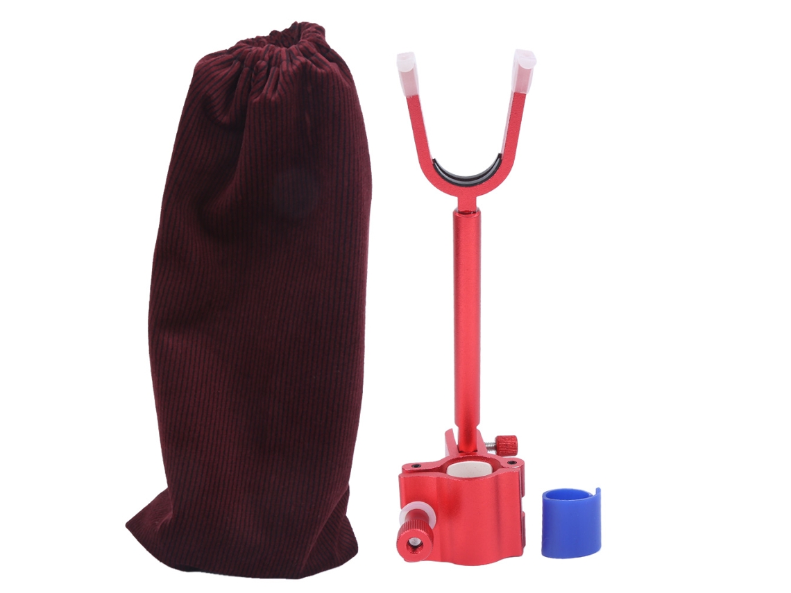 Suporte para Vara de Pesca Alumínio Antiderrapante Vermelho