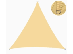 Toldo impermeável em tecido Oxford para camping, cobertura de casa, proteção solar para pátio, vela de sombra triangular.