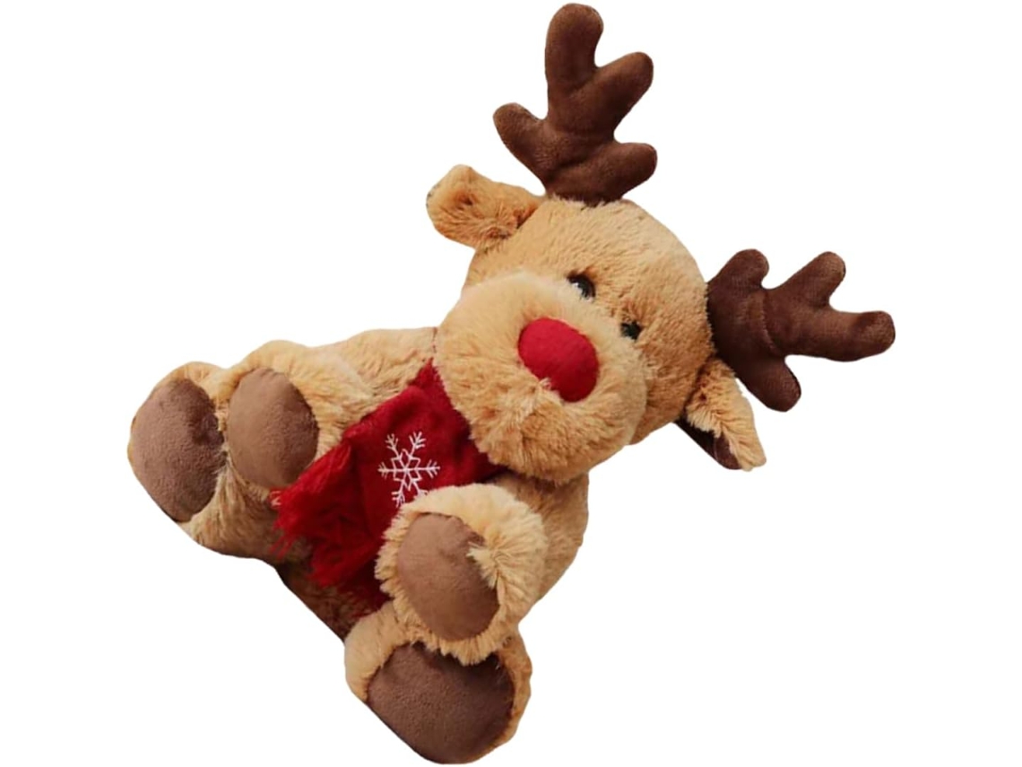 Boneca De Natal Alce Marrom Em Tecido Adorável Para Decoração De Natal E Presente Para Menino E Meninas