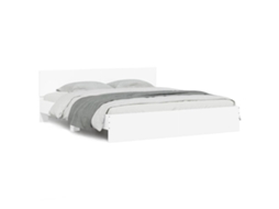 Estrutura de Cama com Cabeceira 180x200 Cm Branco MAISON EXCLUSIVE