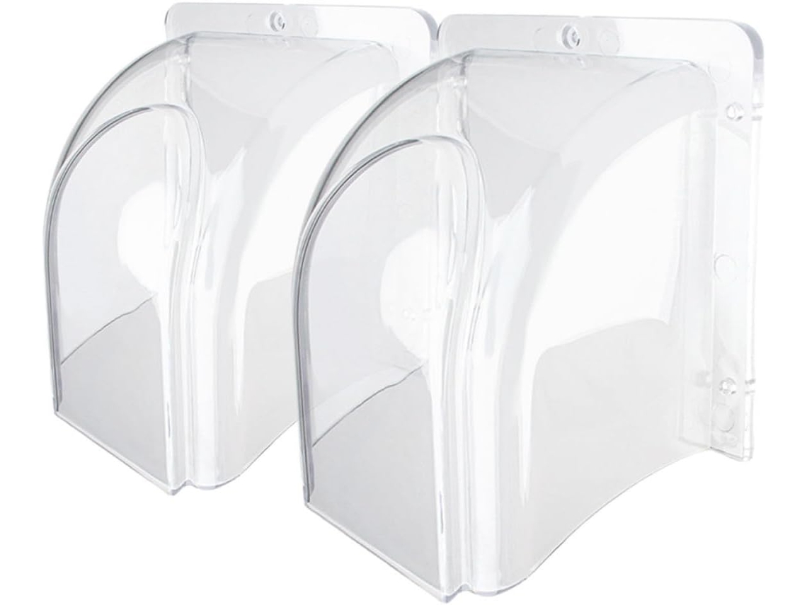 Capa protetora Cabilock, feita de policarbonato, design resistente à água, fácil instalação, pacote com 2 unidades.