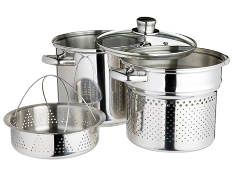Panela para Massa com Acessórios para Vapor Kitchen Craft