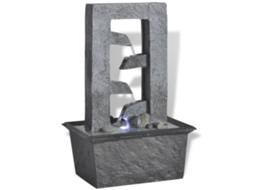 Vidaxl Chafariz Interior Com Luz Led Resina