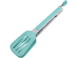 Pinça Para Servir Alimentos, Em Aço Inoxidável E Silicone, 26,5 Cm, 10,4 Polegadas, Para Pão, Saladas, Bolos, Buffet E Churrasco