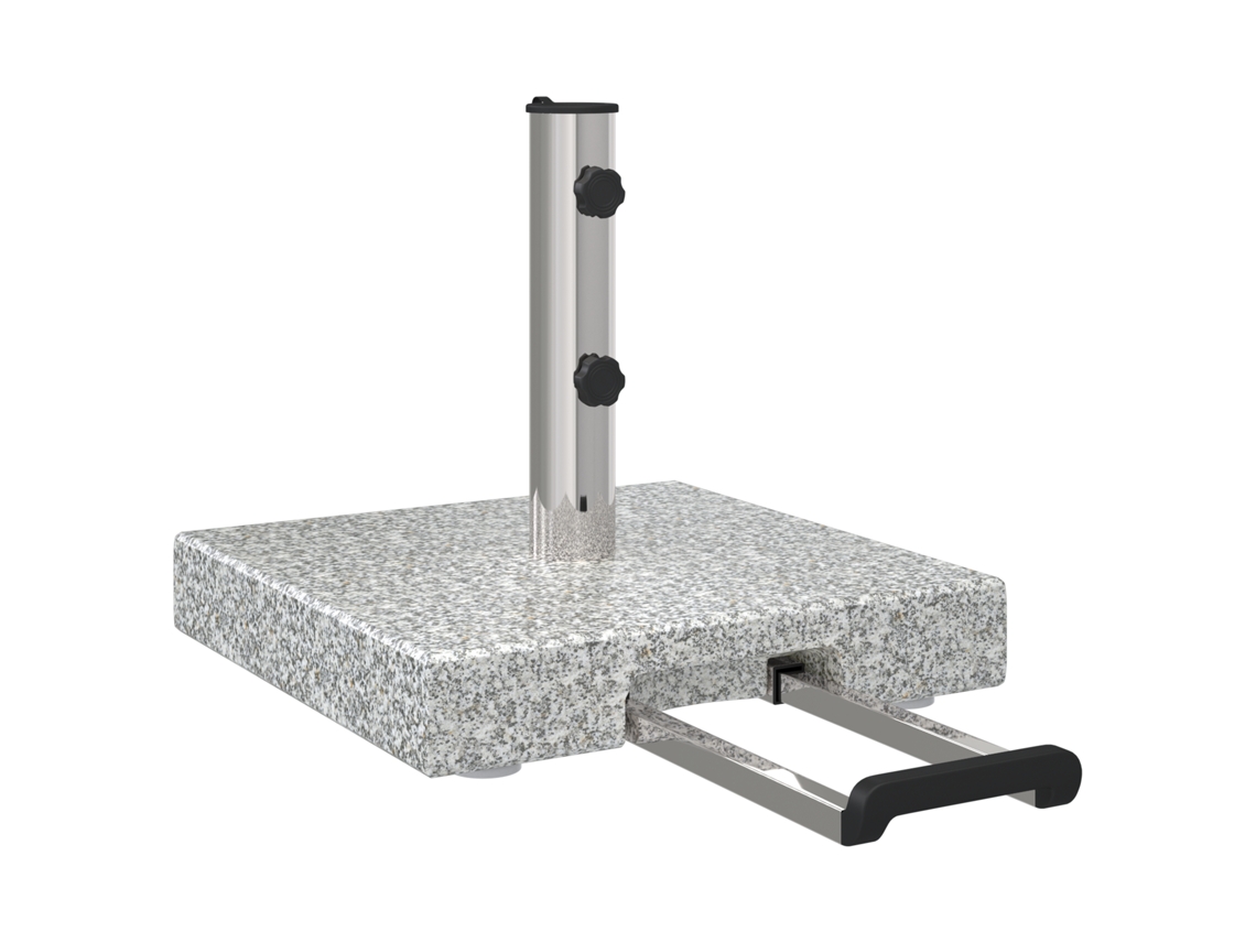 Conjunto 1 Sombra Externa Vidaxl Cinzento Granito (41 X 41 X 37 Cm)