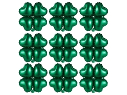 12 Unidades De Balão De Trevo De Quatro Folhas Allinless