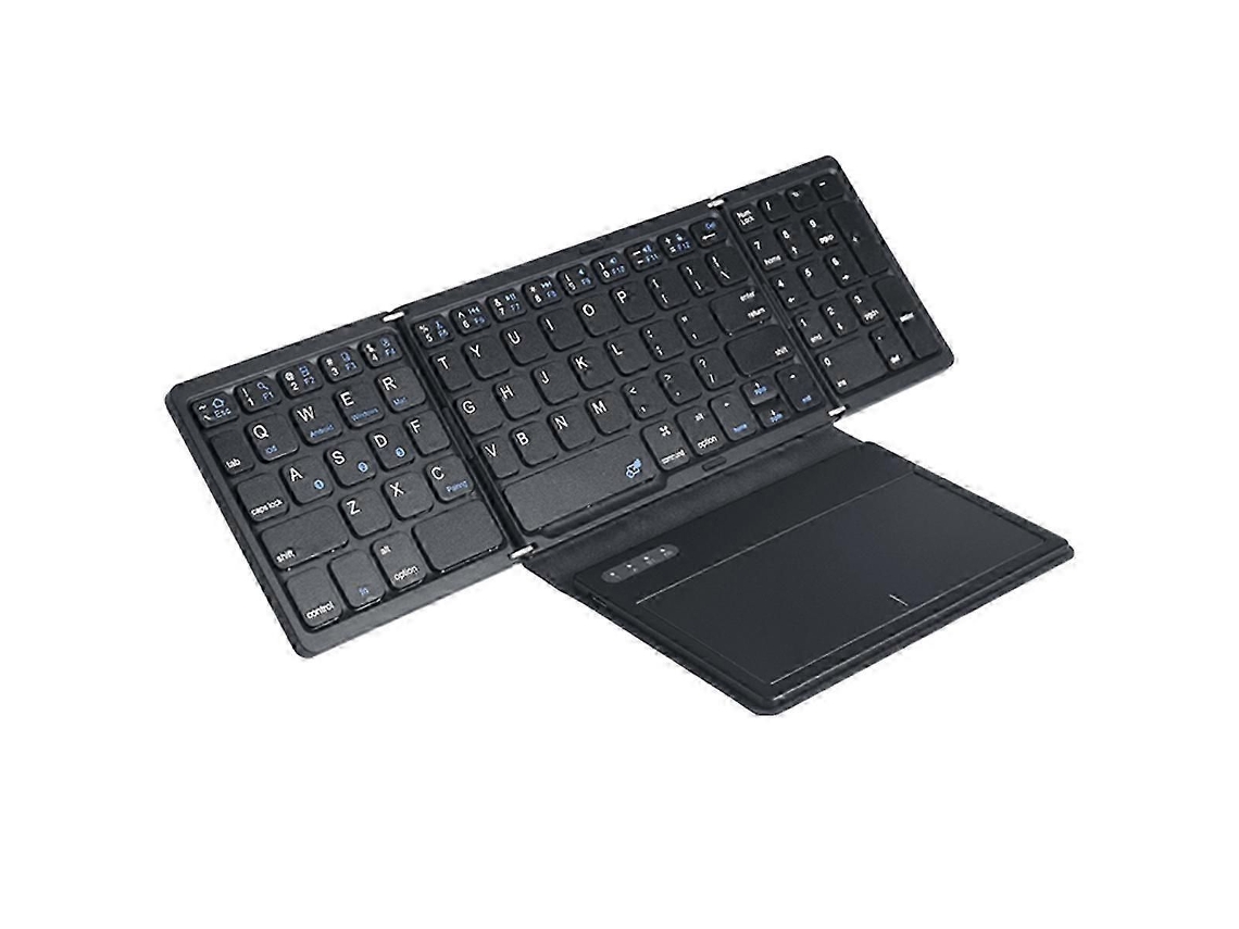 Teclado Bluetooth Dobrável com Touchpad, Teclado Dobrável de Bolso TAISHENGDA