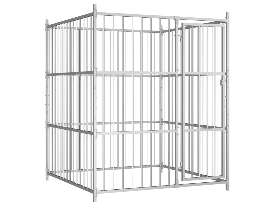 Vidaxl Canil De Exterior 150x150x185 Cm