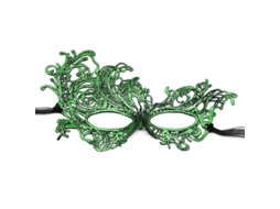 Máscara De Baile De Máscaras Para Mulheres, Festa À Noite, Máscara, Trajes De Bar, Verde