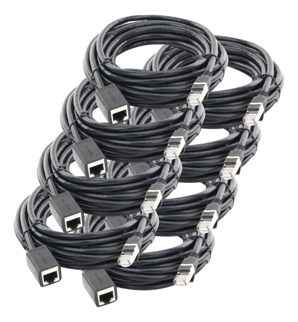 8 Cabos Ugreen 11283 Rj45 Macho-fêmea 1u 5m Cat6vayotoy