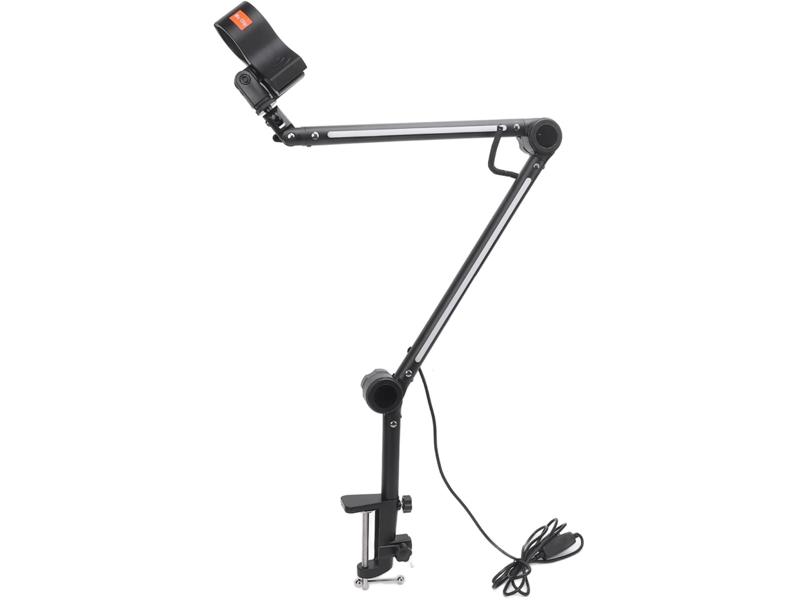 Suporte De Braço Articulado Para Microfone, Robusto E Ajustável