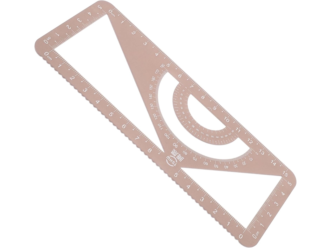 Mesa triangular multifuncional Doitool, ideal para desenvolvimento técnico e medições escolares.