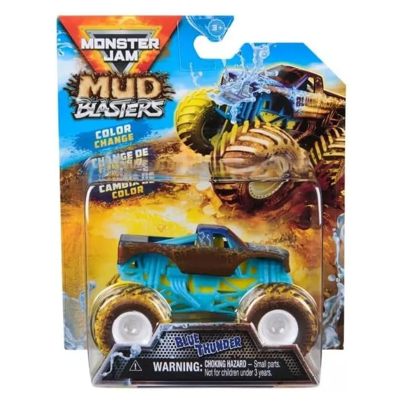 Spin Master Monster Jam Mud Blasters Blue Thunder 6072638 B.thunder P25