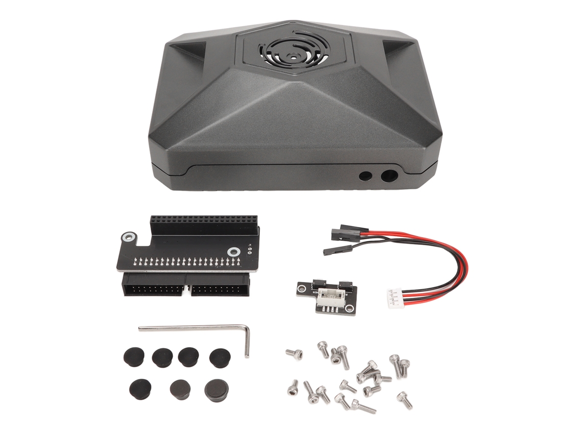Capa Para Placa De Desenvolvimento Jetson Nano, Capa De Proteção De Alumínio Com Adaptador Gpio Cinza