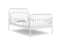 Estrutura De Cama Vidaxl Branco Metal (204.4x83.5x90 Cm)