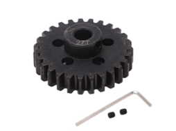 Pinhão de aço 27T para carros RC Arrma escala 1/7 e 1/8, eixo de 5 mm, peça de reposição RC Ara311057bl M1.0