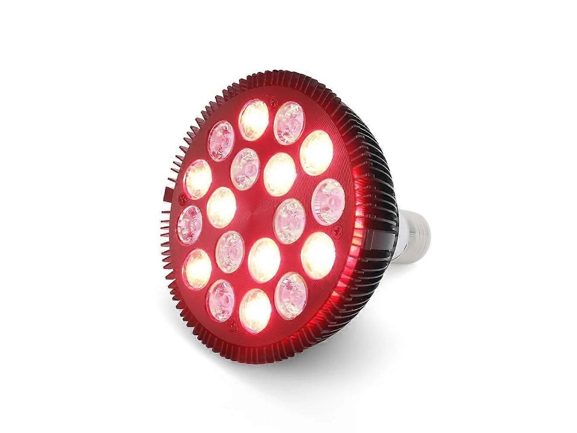 Lâmpada de Terapia Luz Vermelha com 18 Leds, 54 W, Dispositivo Infravermelha Led, 660 Nm e 850 Par a Alívio da Pele D GOKOCO