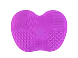 Pano De Silicone Com Esfregão Para Limpeza De Pincéis De Maquiagem