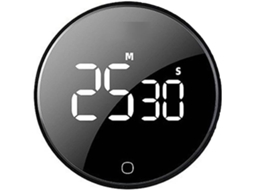 Temporizador Rotativo Leve Com Carregamento Usb Para Cozinhar Assar