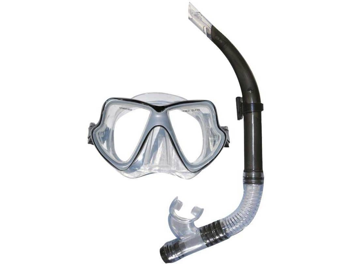 Pack de Snorkeling SO DIVE Silicone Cinza