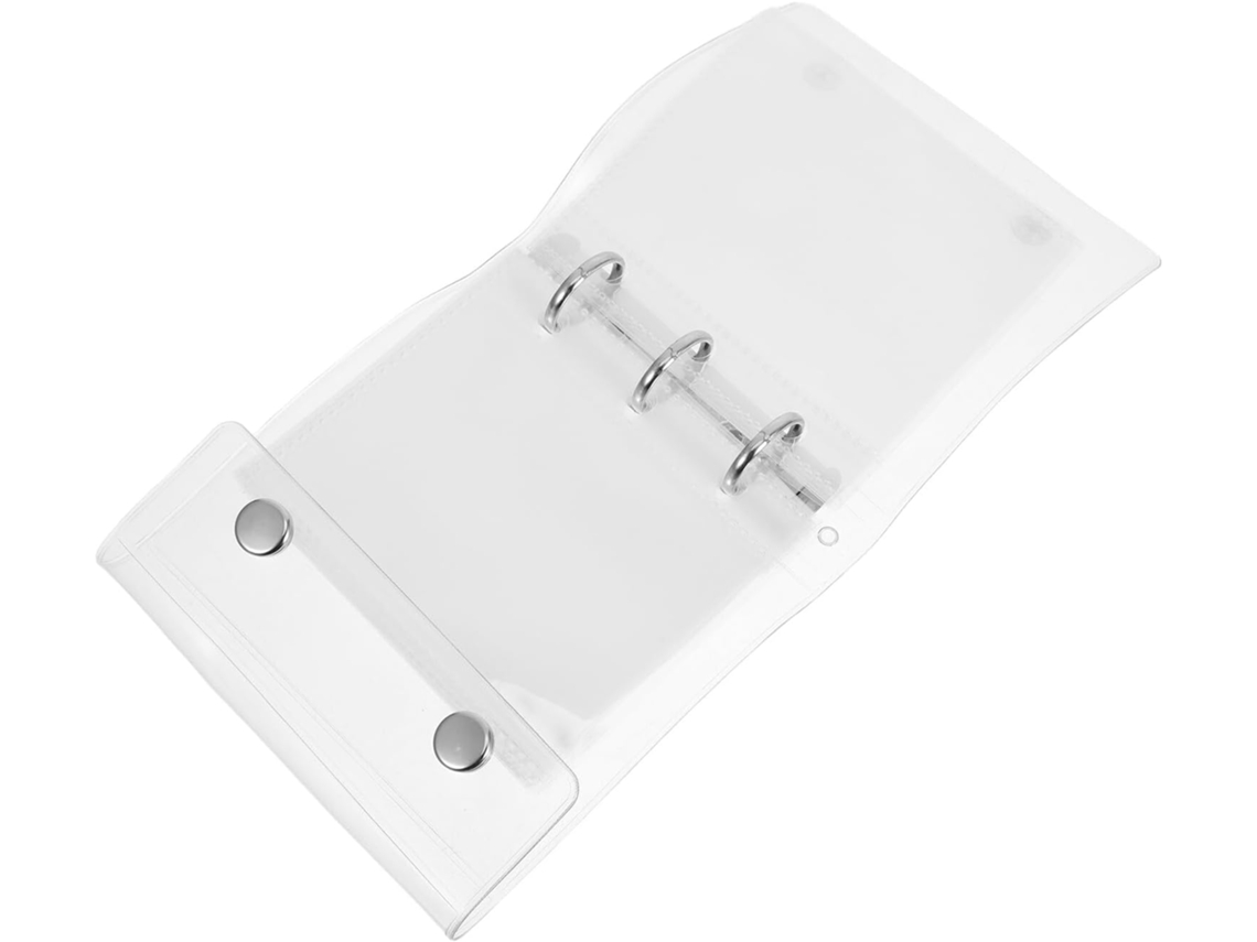 Mini Sacos Transparentes A8 para Massa com Duplo, 21 Unidades, Camada de PVC Resistente à Água, 3 Anéis para Prensagem