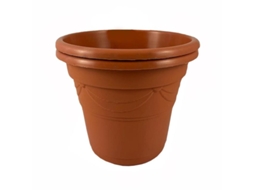 Vaso Marrom 17 Cm Lote 2 Lomon