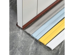 Fita De Vedação Inferior De Porta Com Isolamento Acústico, Corta Vento Branco Aquaforge