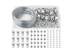 Conjunto Para Pendurar Quadros Na Parede, Ganchos Duráveis ​​de Aço Inoxidável Inclusos, Suportes Universais Casa E Escritório. -aquaforge