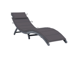 Sun Lounger, Sun Loungers Vidaxl Cinzeto Madeira De Acácia (n/a)