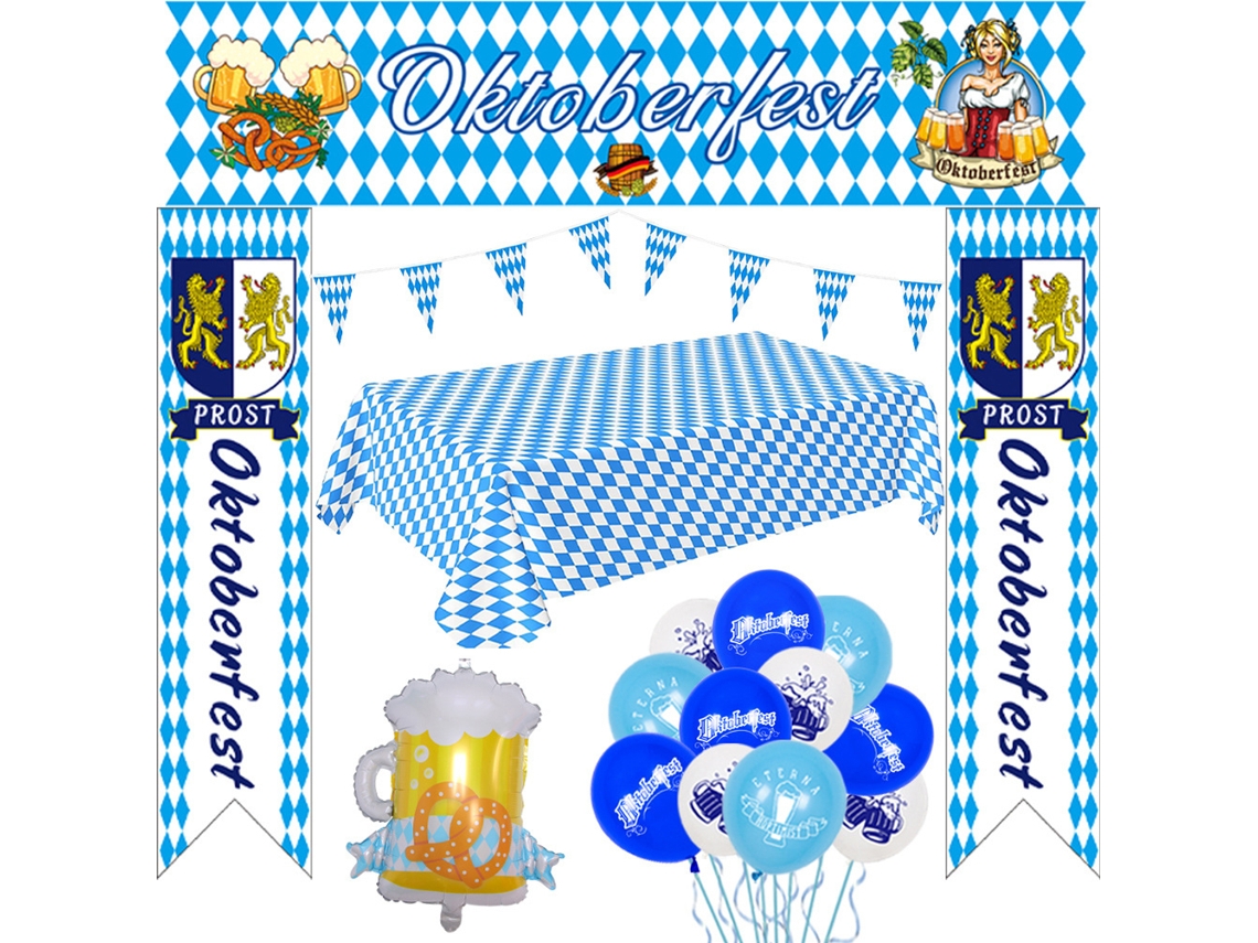 Conjunto De Decoração Com Balões Oktoberfest Para Festa Bavária E Festival De Cerveja