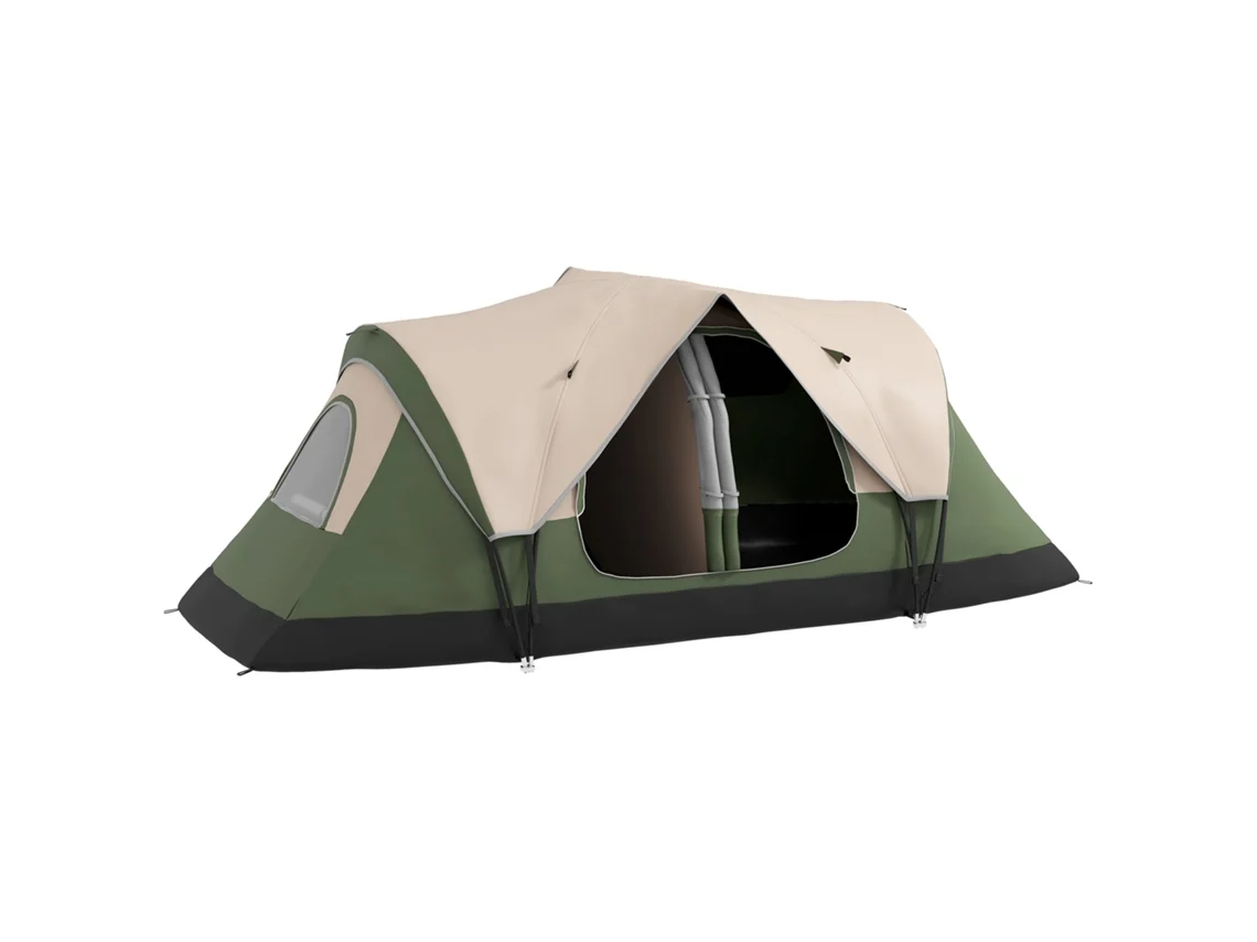 Barraca Dobrável com 2 cômodos e bolsa de transporte 450x215x180cm BTFORUS
