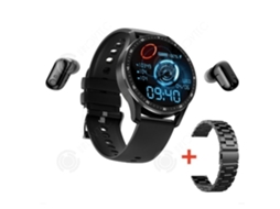 Smartwatch 46,2 x 54,7 mm relógio conectado com detecção de movimento bluetooth relógio esportivo fone de ouvido bluetooth 2 em 1 INNOVTEC