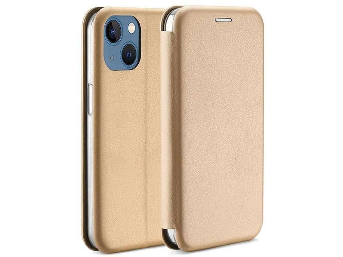 Capa para iPhone 15 Plus BELINE Pele Sintética Magnética Dourado