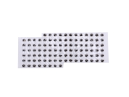 Olhos de Isca de Peixe 4mm 3d Prata 100unidades