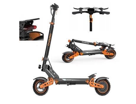 Is2 Max Laranja Dobrável Scooter Elétrico 1200w Motor 52v 20ah Bateria Led Exibição De Tela Freio De Disco Duplo 10 Polegadas Pneu De Vácuo Iwafo
