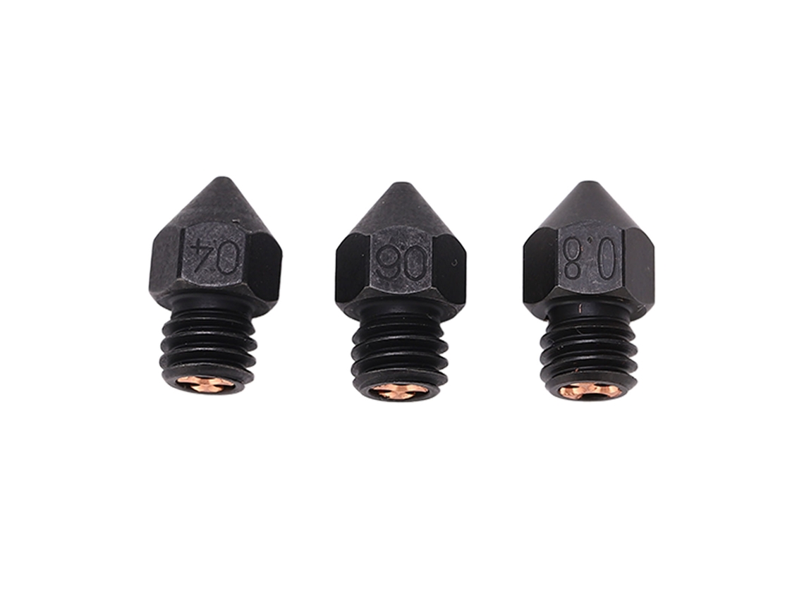 Kit De 8 Bicos De Aço Temperado Mk8 0.4mm 0.6mm 0.8mm Para Extruder De Impressora 3d Ender 3 V2