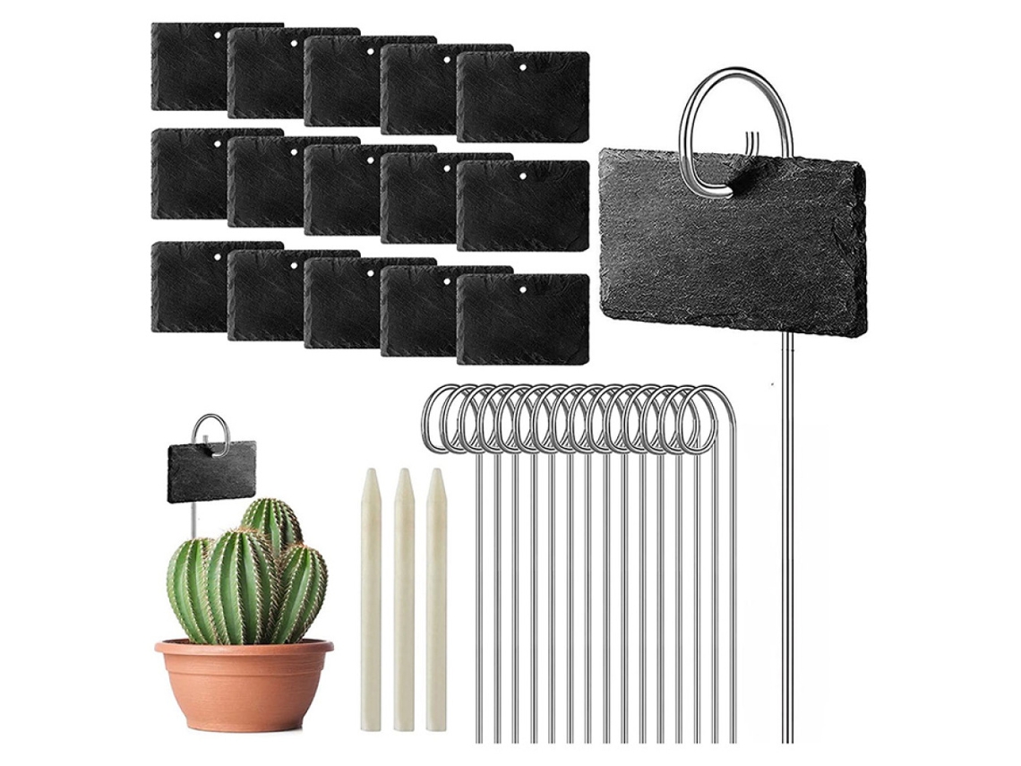 Tábuas De Frios De Ardósia, Acabamento Elegante Para Jantares E Mensagens Criativas E Divertidas, Conjunto Com 10, Reutilizáveis E Duráveis, Perfeitas