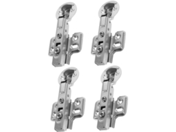 Conjunto De 4 Dobradiças Hidráulicas Fechamento Suave Sem Moldura