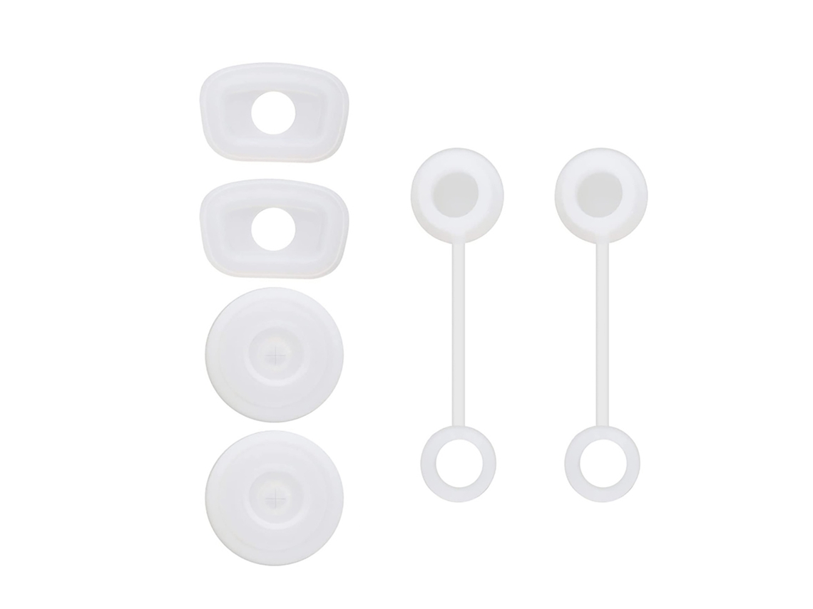 Tampa Quadrada À Prova de Vazamentos, Redonda, Dispositivo Anti vazamento, Capa Silicone para Canudo, Conjunto Acessórios Copo e Garrafa AQUAFORGE
