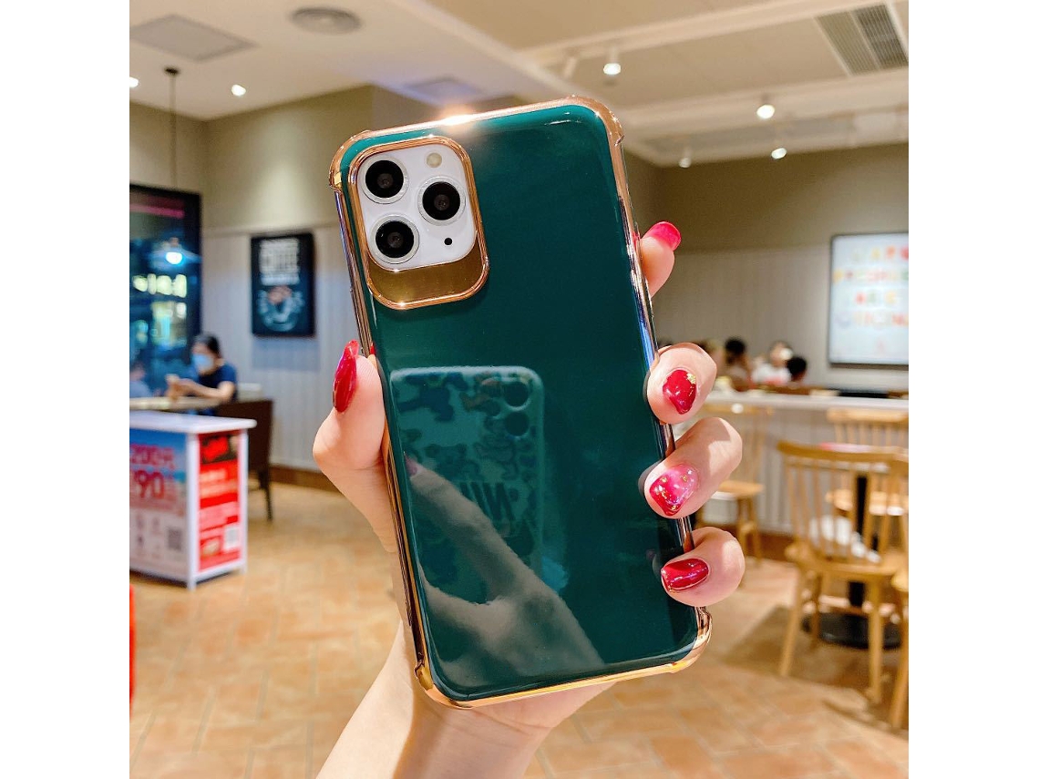 Capinha LAXISCREED Iphone Verde Escuro 6d Anti Impacto