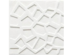 Adesivos de parede 35*35cm para decoração de teto de quarto, papel de parede autoadesivo, à prova d'água, adesivos de parede 3D anticolisão (4 peças de 35x35cm)