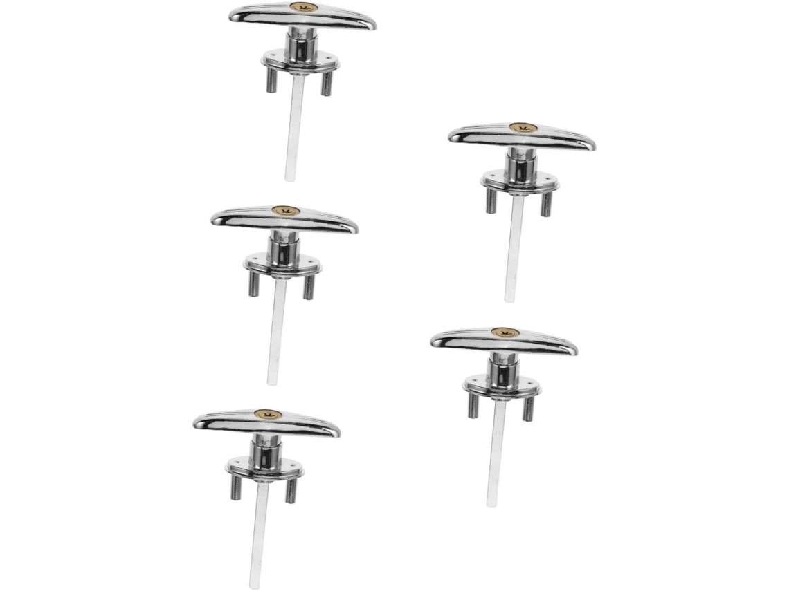 Kit De 5 Chaves Para Fechadura Porta Garagem Tehaux, Peças De Reposição Para Sistema Travamento Porta Garagem